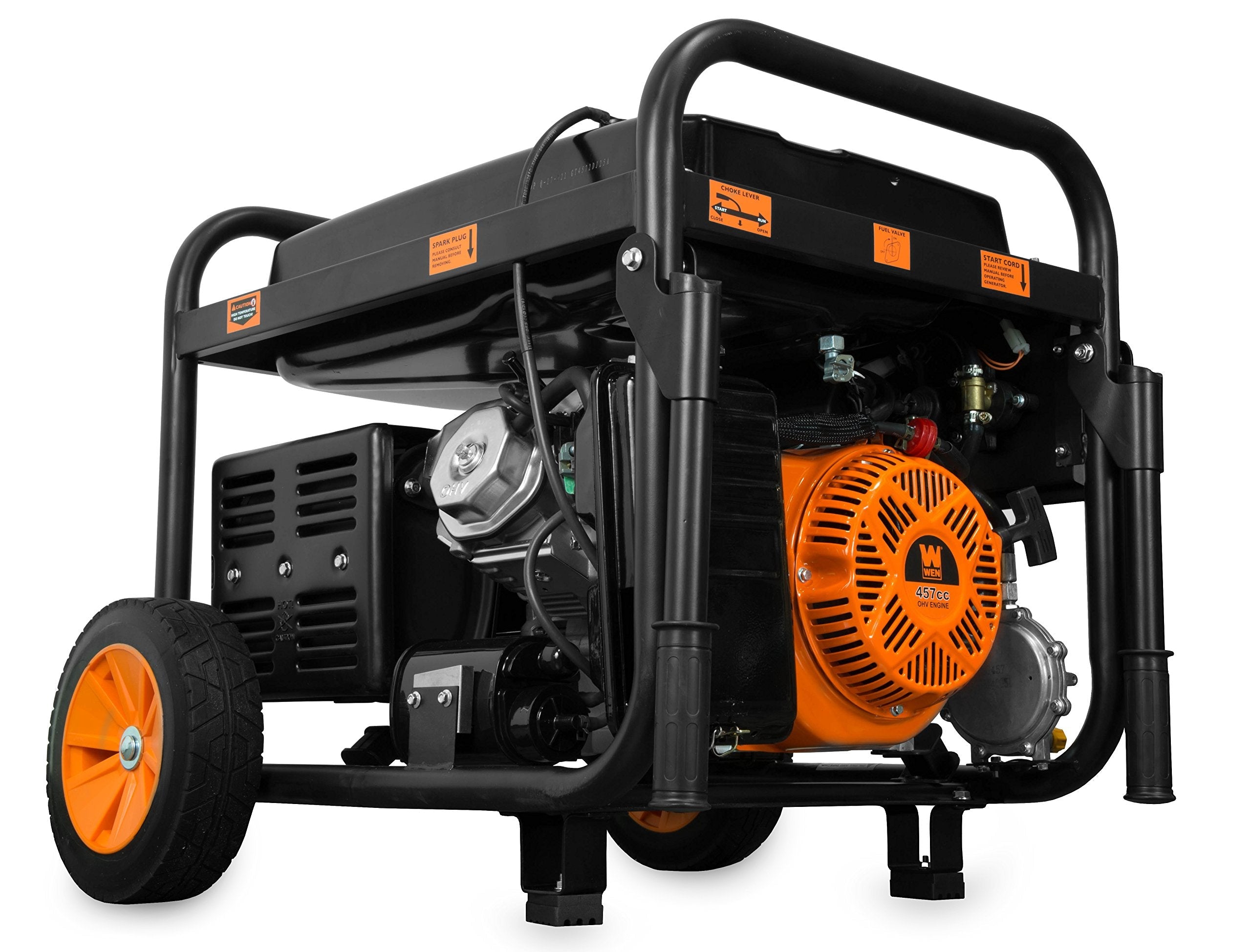 WEN 11,000-Watt 120V/240V Dual Fuel Portable Generator with Wheel Kit and Electric Start (DF1100T) Gronata