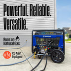 Westinghouse 13500 Peak Watt Tri-Fuel Home Backup Portable Generator, Remote Electric Start, Transfer Switch Ready, Gas, Propane, and Natural Gas Powered Gronata