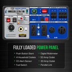 DuroMax XP16000iH 16,000-Watt Dual Fuel Portable Digital Inverter Generator - Gas & Propane, Remote Electric Start, Whole Home Power Backup, Transfer Switch Ready, RV & Emergency Ready Gronata