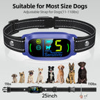 FAFAFROG Dog Bark Collar, Rechargeable Smart Collar, Anti Barking Training Collar with 5 Adjustable Sensitivity Beep Vibration, Bark Collar for Large Medium Small Dogs (Black) Gronata