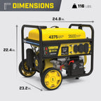 Champion Power Equipment 4375-Watt Wireless Remote Start RV Ready Portable Generator with Free 3-Year Warranty Gronata
