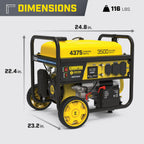 Champion Power Equipment 4375-Watt Wireless Remote Start RV Ready Portable Generator with Free 3-Year Warranty Gronata