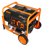 WEN DF623X 6250-Watt 120-Volt/240-Volt Dual Fuel Electric Start Portable Generator with Wheel Kit and CO Shutdown Sensor, Black Gronata