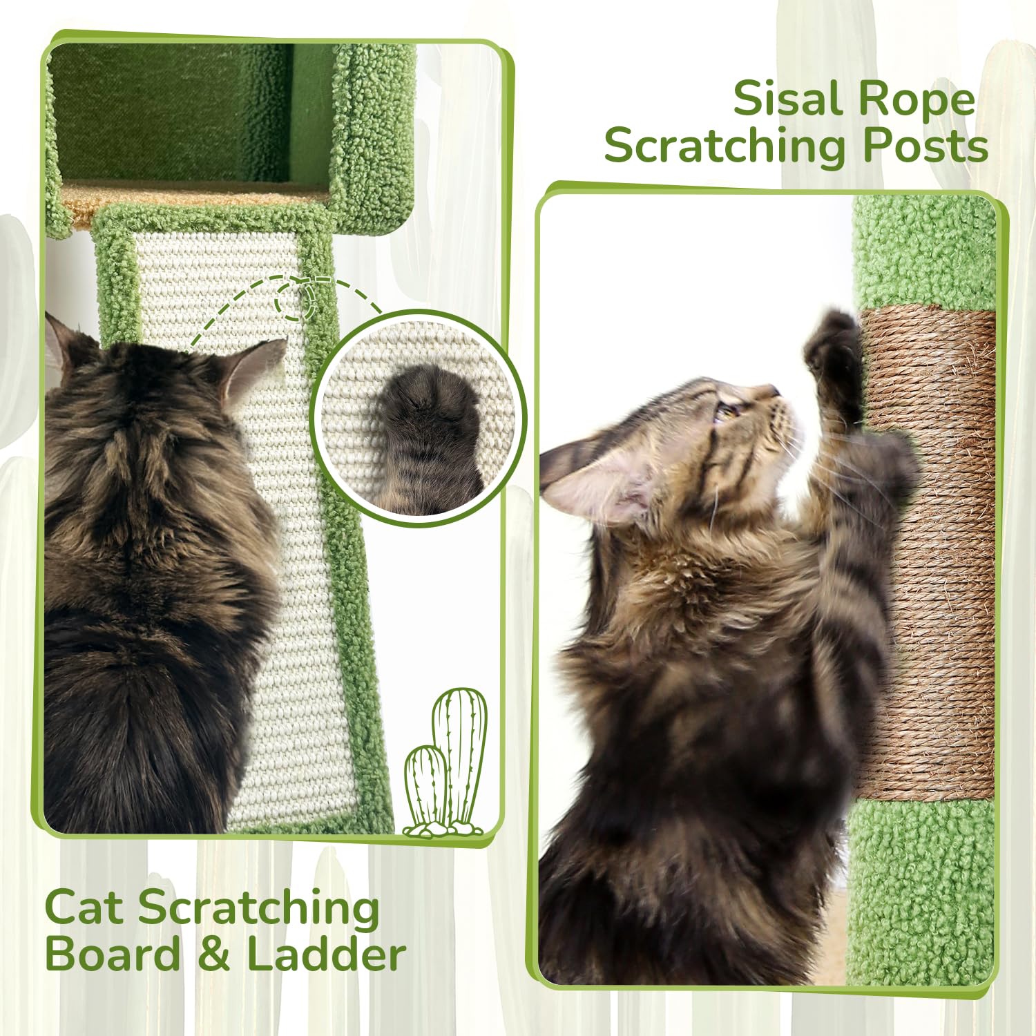 Globlazer Heavy Duty Cat Tree, 70 inch Sturdy Cat Tree for Indoor Cats Extra Large Cat Tower with Scratching Post, Hammock, Cat Condo for Adult Cats Kittens, F70 Pro, Light Grey Gronata