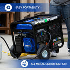 DuroMax XP13000EH 13,000-Watt Dual Fuel Portable Generator - Gas & Propane, Electric Start, Whole Home Backup Power, Transfer Switch Ready, RV & Emergency Ready Gronata