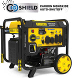 Champion Power Equipment 10,000-Watt Electric Start Home Backup Portable Open Frame Inverter Generator with Quiet Technology and Free 3-Year Warranty Gronata