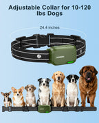 Jugbow Dog Shock Collar - 4500FT Dog Training Collar with Remote, IPX8 Waterproof Electric Dog Collar with 4 Training Modes, Security Lock, Rechargeable eCollar for 10-120lbs Small Medium Large Dogs Gronata