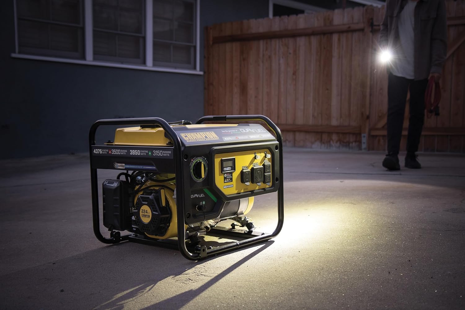 Champion Power Equipment 4375-Watt Dual Fuel RV Ready Portable Generator with Free 3-Year Warranty Gronata