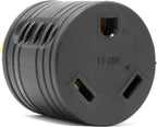 WEN GNA030, NEMA L5-30P Twist-Lock Power Plug to TT-30R Ready Outlet 120V 30-Amp 3600-Watt Generator to RV Adapter, Black Gronata