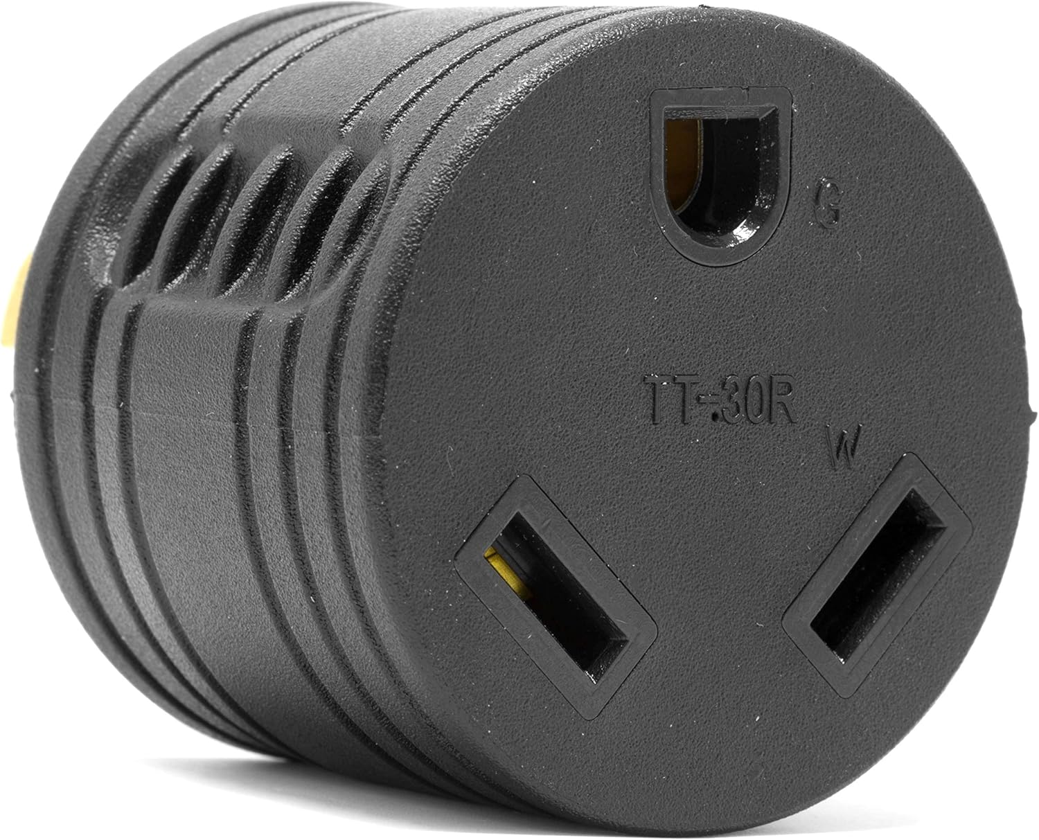 WEN GNA030, NEMA L5-30P Twist-Lock Power Plug to TT-30R Ready Outlet 120V 30-Amp 3600-Watt Generator to RV Adapter, Black Gronata