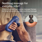 TheraGun Therabody Relief - Quiet Deep Tissue Therapy Massage Gun - Bluetooth Enabled, Electric Percussion Massage Gun & Personal Massager for Pain in The Neck, Back, Leg, Shoulder and Foot (Black) Gronata