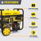 Champion Power Equipment 4375-Watt Wireless Remote Start RV Ready Portable Generator with Free 3-Year Warranty Gronata