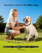 Jugbow Dog Shock Collar - 4500FT Dog Training Collar with Remote, IPX8 Waterproof Electric Dog Collar with 4 Training Modes, Security Lock, Rechargeable eCollar for 10-120lbs Small Medium Large Dogs Gronata