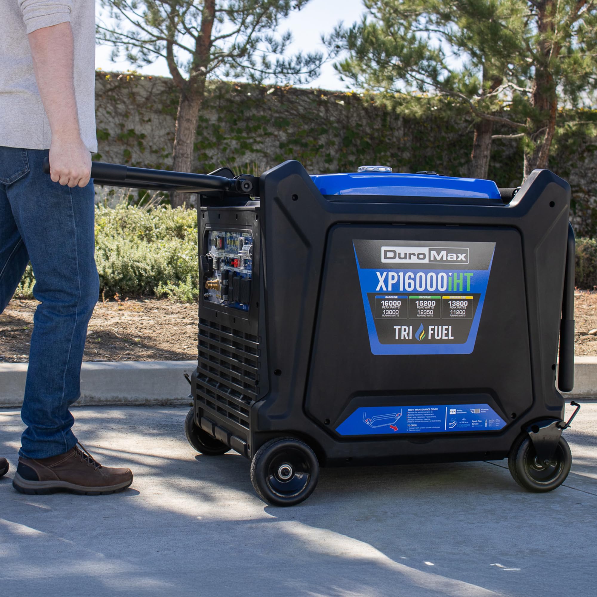 DuroMax XP2300iH 2,300-Watt Dual Fuel Portable Digital Inverter Generator - Gas & Propane, RV & Emergency Ready Gronata