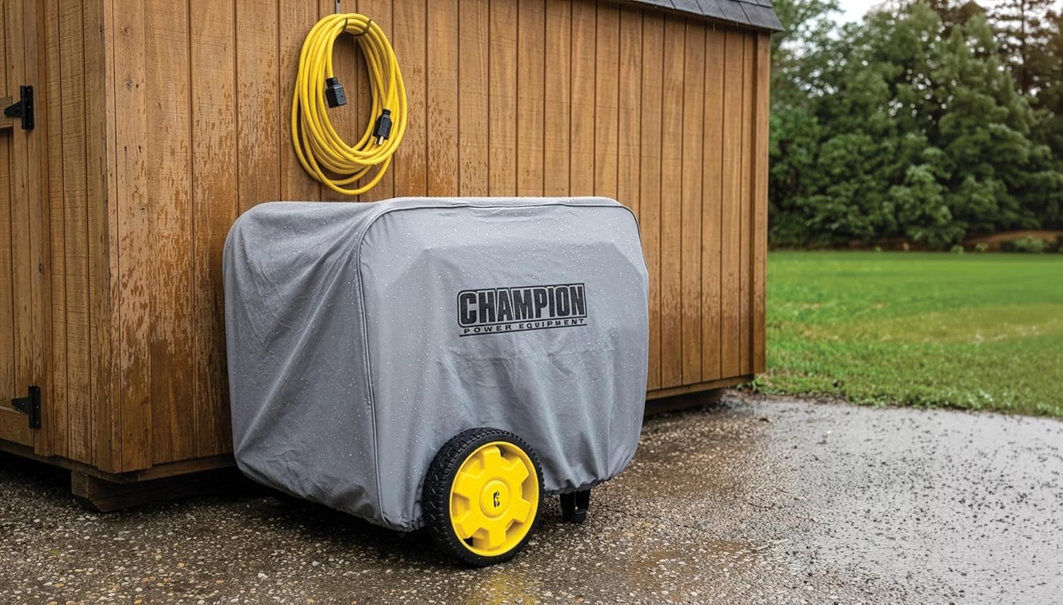Champion Weather-Resistant Storage Cover for 12000-Watt and Higher Portable Generators Gronata