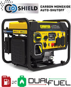 Champion Power Equipment 5500-Watt Dual Fuel RV Ready Portable Open Frame Inverter Generator with Quiet Technology and Free 3-Year Warranty, CARB Compliant Gronata