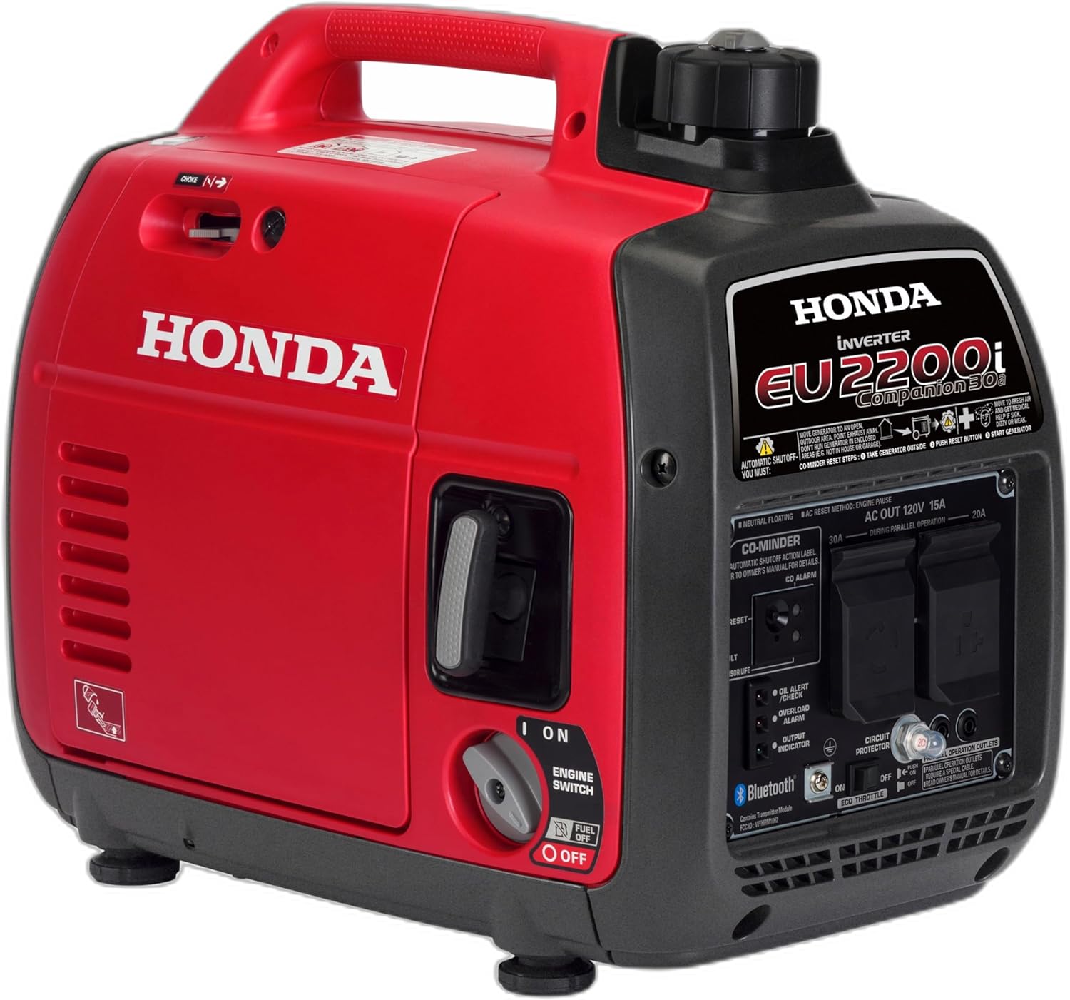 Honda EU2200ITAN 2200-Watt 120-Volt Super Quiet Portable Inverter Generator with CO-Minder Gronata