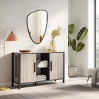 WallBeyond Asymmetrical Mirror, Irregular Mirror Full Length, Boho Wall Mirrors Decorative for Bedroom Living Room Entryway Hall, Mid Century Modern Decor 48" H x 22" W Gronata