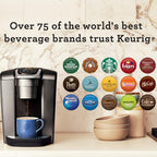 Keurig K-Elite Single Serve K-Cup Pod Coffee Maker, with Strength and Temperature Control, Iced Coffee Capability, 8 to 12oz Brew Size, Programmable, Brushed Slate Gronata