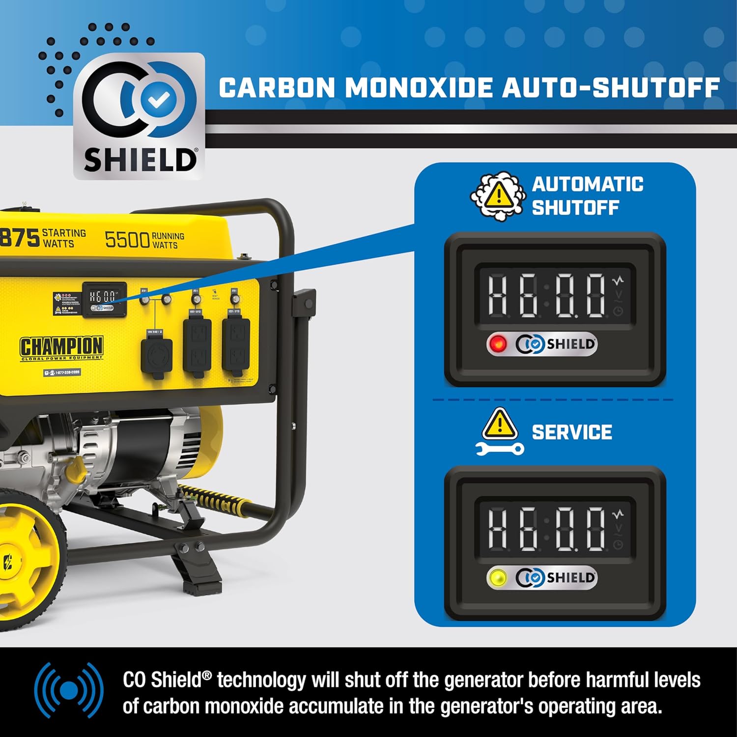 Champion Power Equipment 6875-Watt Portable Generator with Free 3-Year Warranty Gronata