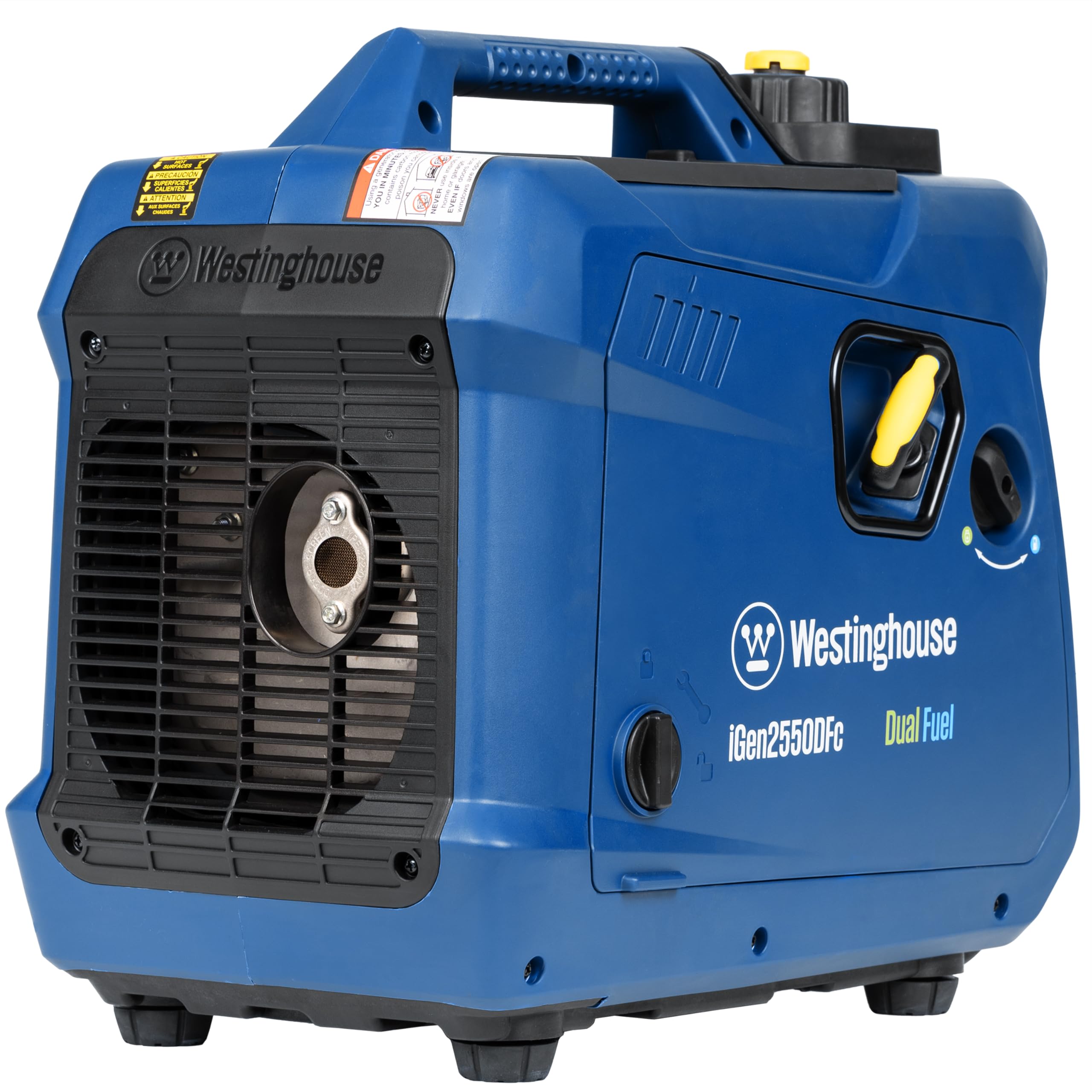 Westinghouse 2550 Peak Watt Super Quiet & Lightweight Portable Inverter Generator, RV Ready 30A Outlet, Gas Powered, CO Sensor, Parallel Capable, Long Run Time,Blue Gronata