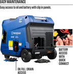 Westinghouse 5000 Peak Watt Super Quiet Portable Inverter Generator, Remote Electric Start with Auto Choke, Wheel & Handle Kit, RV Ready, Gas Powered, Parallel Capable Gronata