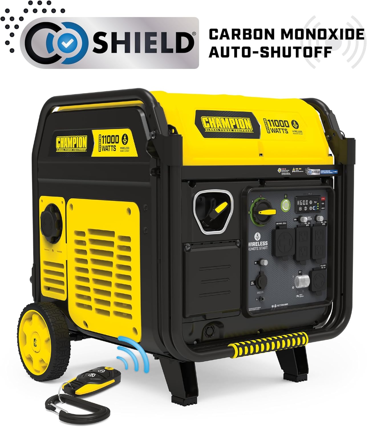 Champion Power Equipment 11,000-Watt Wireless Remote Start Home Backup Portable Inverter Generator with Quiet Technology and Free 3-Year Warranty Gronata