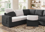 HONBAY Sectional Sleeper Sofa with Pull Out Bed U-Shape Sectional Couch Sleeper Bed with Storage Chaise 6 Seater Sleeper Sectional Sofa, Light Grey Gronata