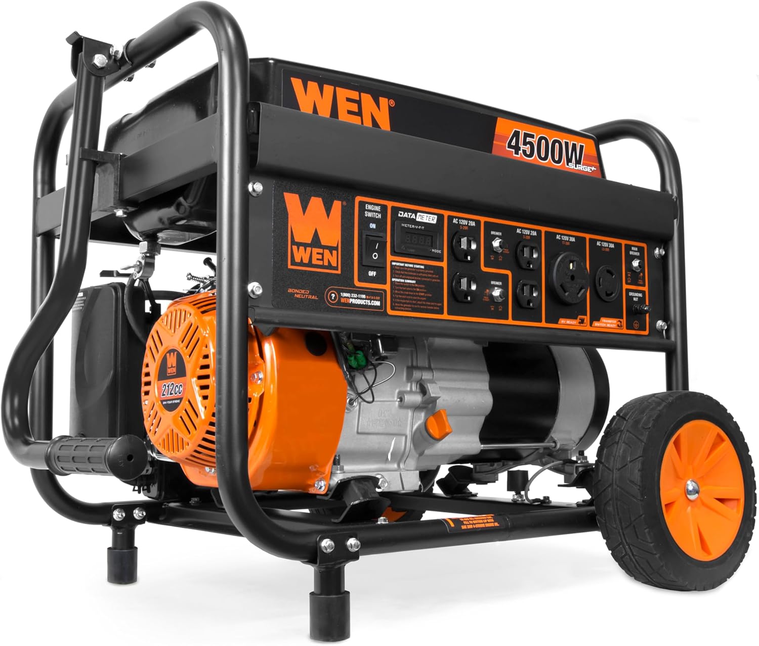 WEN GNA410 Generator Wheel and Handle Kit for WEN 4500 and 4750-Watt Generators (Black) Gronata
