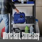 Westinghouse 2550 Peak Watt Super Quiet & Lightweight Portable Inverter Generator, RV Ready 30A Outlet, Gas Powered, Parallel Capable, Long Run Time,Blue Gronata