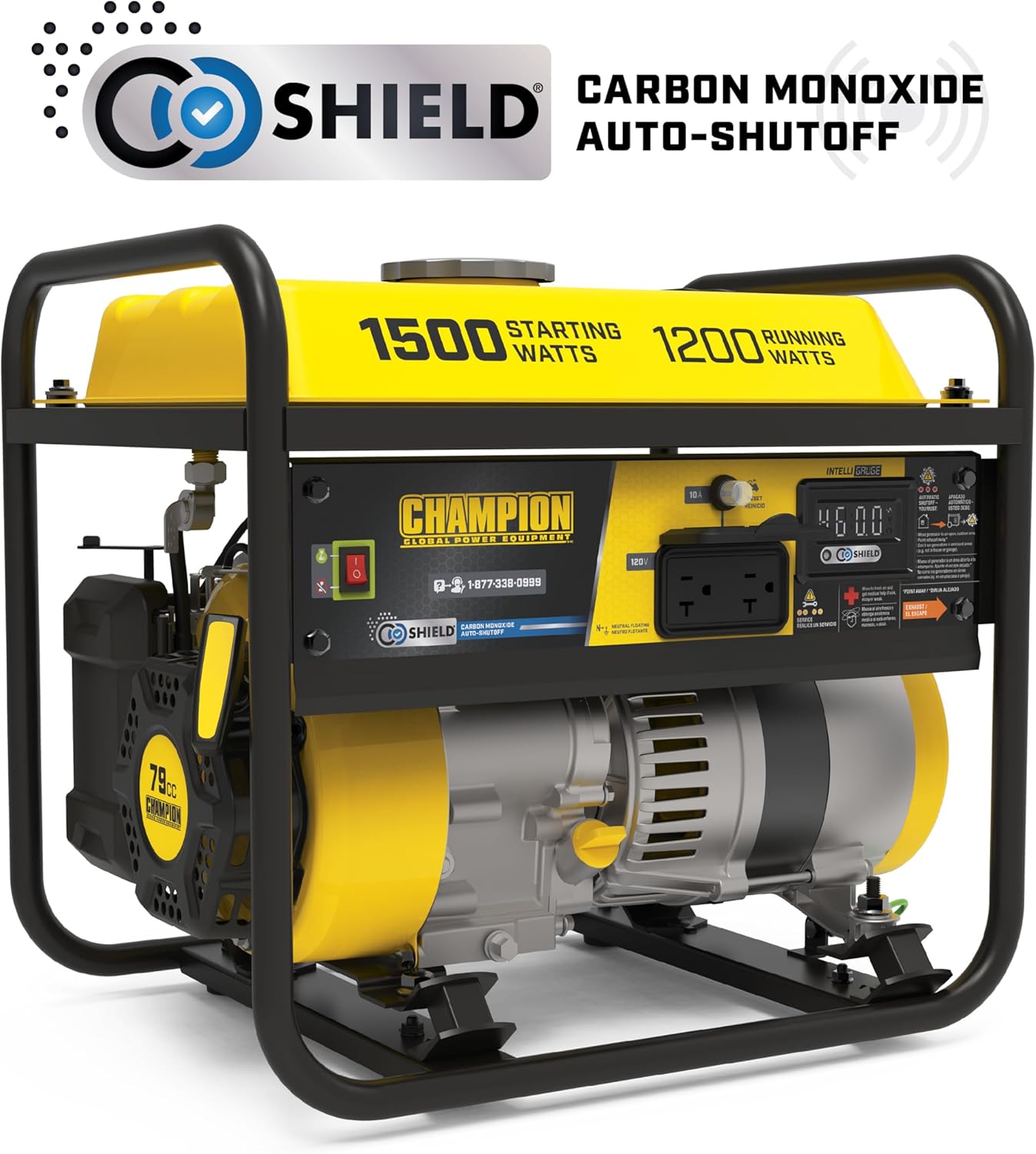 Champion Power Equipment 1500-Watt Portable Generator with Free 3-Year Warranty Gronata