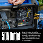 Westinghouse 12000 Peak Watt Tri-Fuel Portable Inverter Generator, Remote Start, Transfer Switch Ready, Gas/Propane/Natural Gas Powered, Low THD, Safe for Electronics, Parallel Capable, CO Sensor Gronata