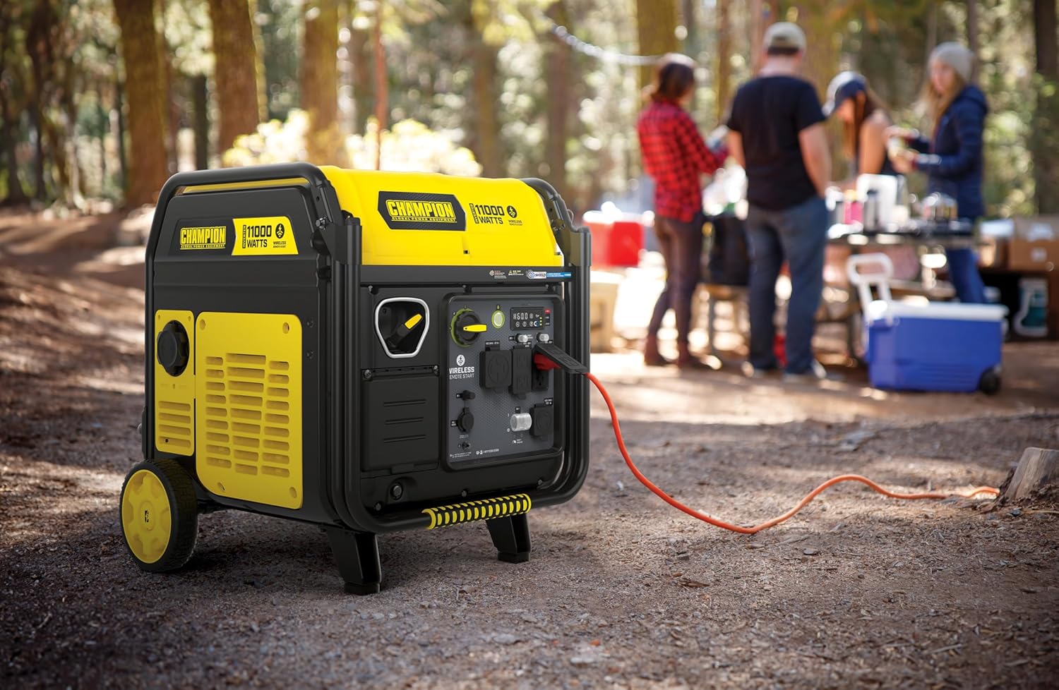 Champion Power Equipment 11,000-Watt Wireless Remote Start Home Backup Portable Inverter Generator with Quiet Technology and Free 3-Year Warranty Gronata