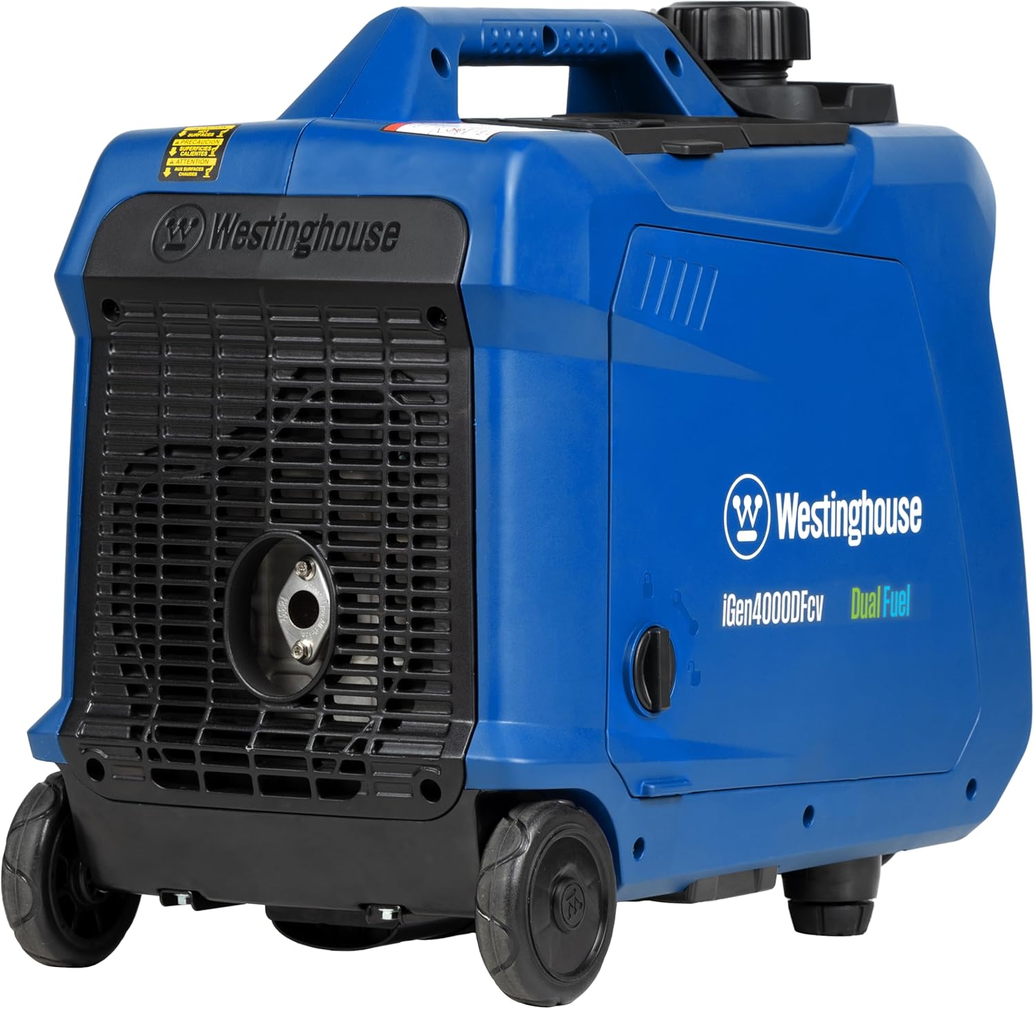 Westinghouse 4000 Peak Watt Super Quiet Dual Fuel Portable Inverter Generator, Wheel & Handle Kit, Gas & Propane Powered, RV Ready, CO Sensor, Parallel Capable Gronata