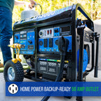 DuroMax XP13000HX 13,000-Watt Dual Fuel Portable Generator - Gas & Propane, Electric Start, Whole Home Power Backup, Transfer Switch Ready, RV & Emergency Ready Gronata