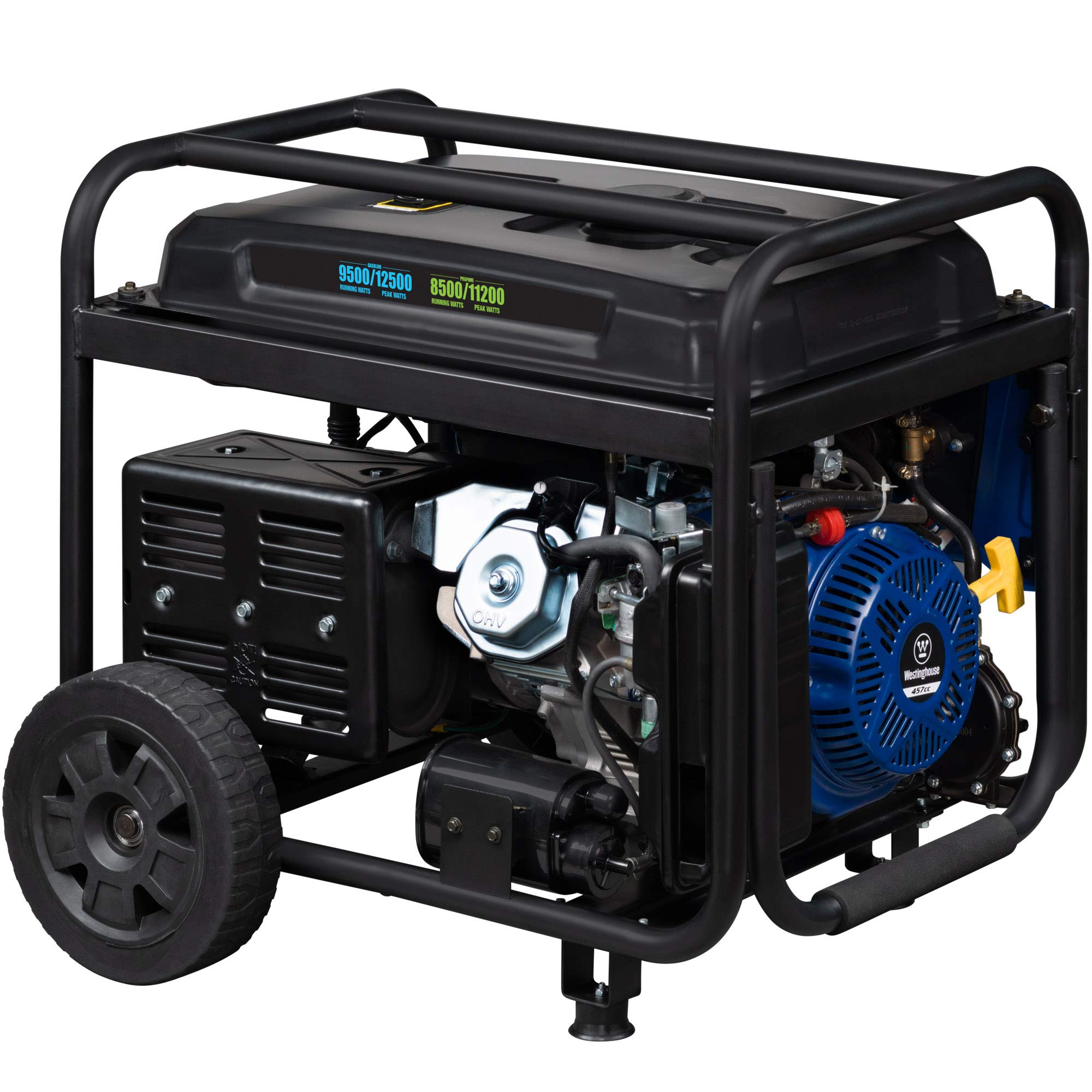 Westinghouse WGen7500DF Dual Fuel Home Backup Portable Generator, 9500 Peak Watts & 7500 Rated Watts, Remote Electric Start, Transfer Switch Ready, Gas & Propane Powered, CARB Compliant Gronata
