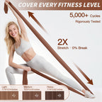 NANATI Pilates Kit 19PCS,Pilates Essentials Kit for Women,Pilates Equipment with 14.5" Pilates Ring and Ball,8 Resistance Bands,Ankle Weights,Sliders & Grip Socks Accessories for Starter Home Workouts Gronata