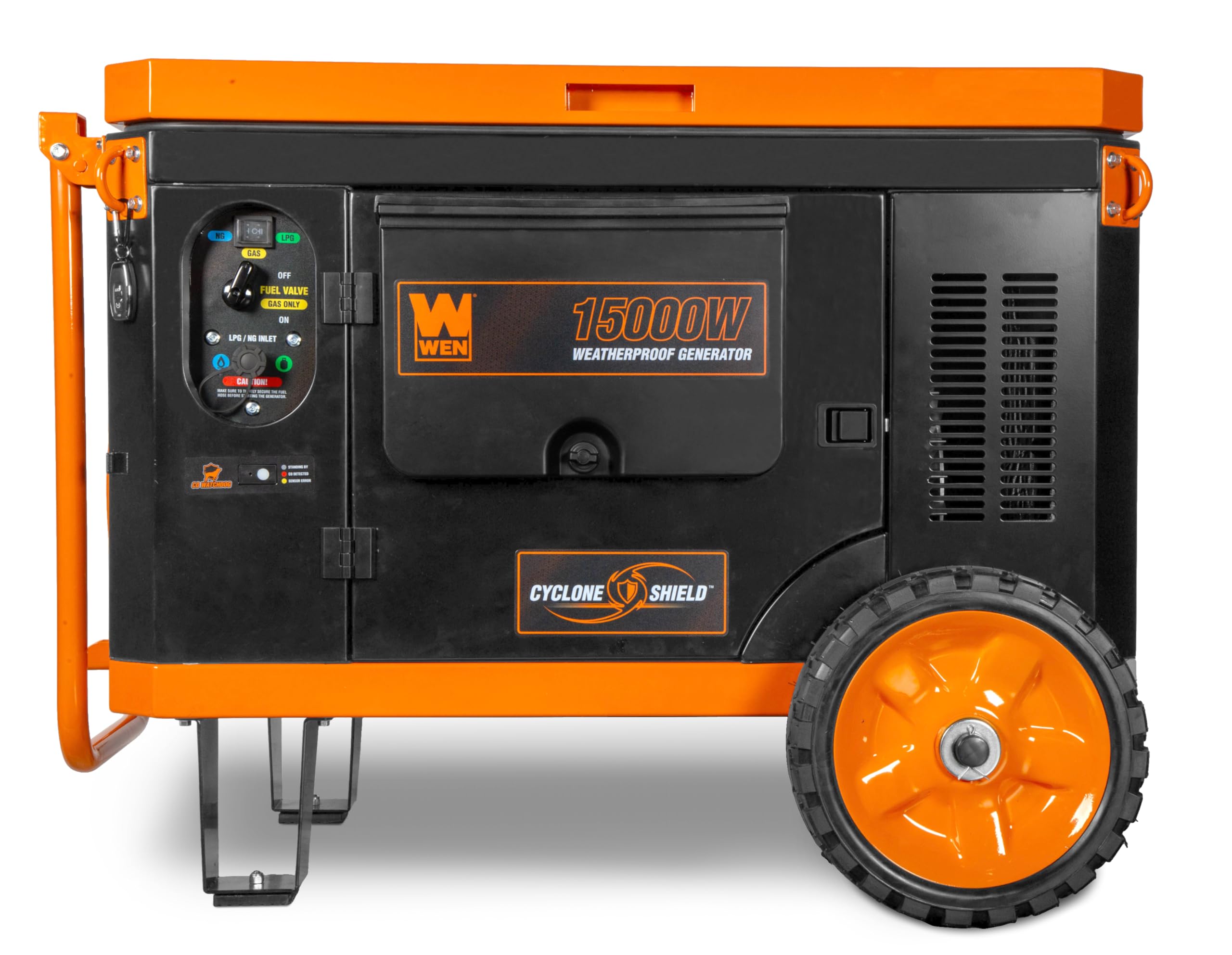 WEN 11,000-Watt 120V/240V Dual Fuel Portable Generator with Wheel Kit and Electric Start (DF1100T) Gronata