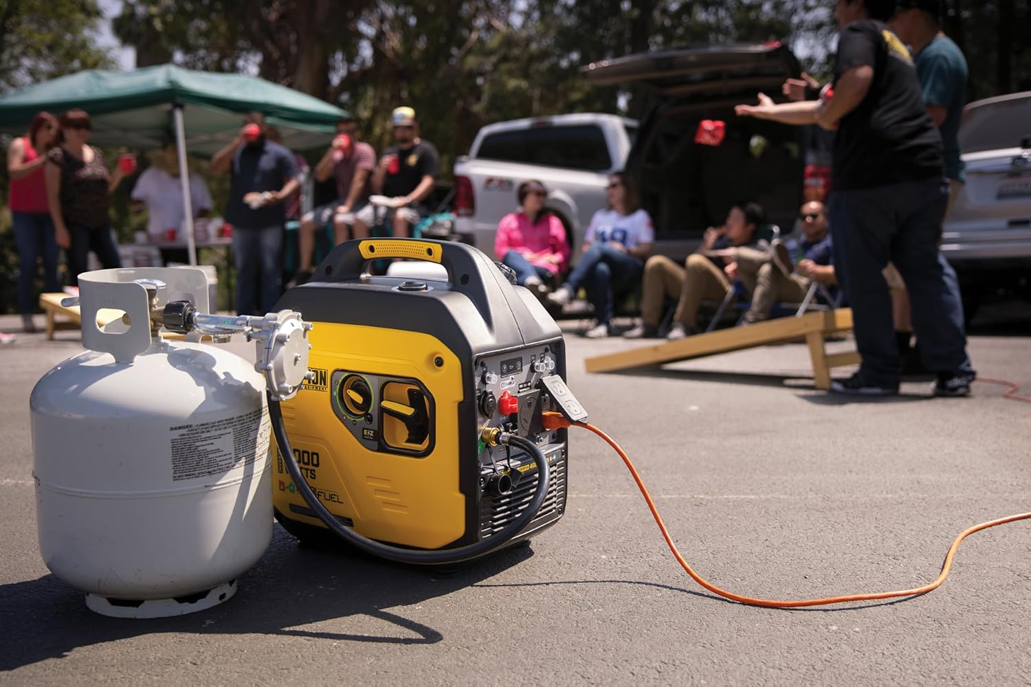 Champion Power Equipment 4000-Watt Dual Fuel RV Ready Portable Inverter Generator with Quiet Technology and Free 3-Year Warranty Gronata