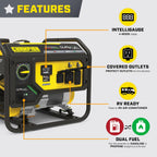 Champion Power Equipment 4375-Watt Dual Fuel RV Ready Portable Generator with Free 3-Year Warranty Gronata