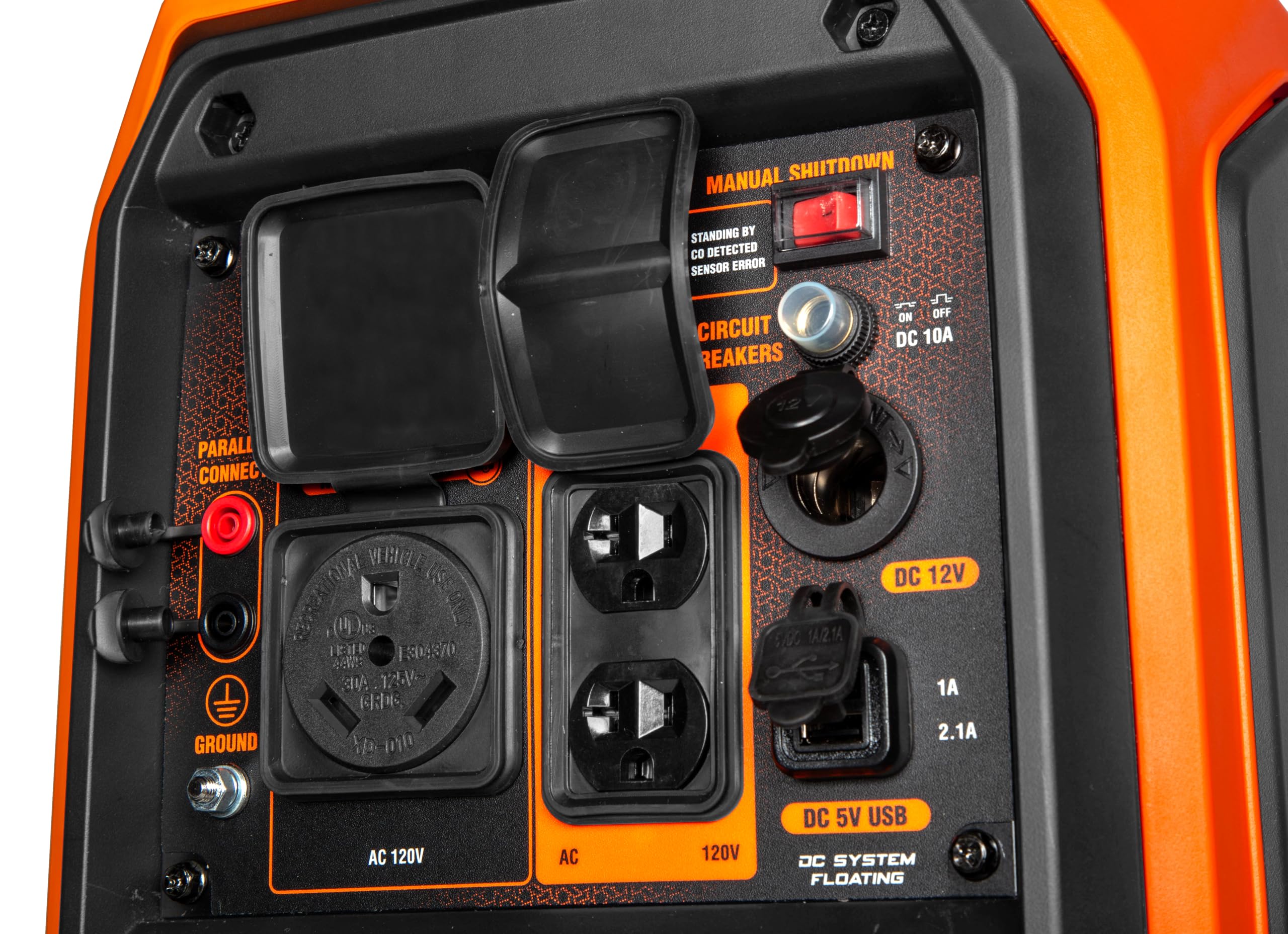 WEN Quiet and Lightweight 3600-Watt Dual Fuel RV-Ready Portable Inverter Generator with Fuel Shut Off and CO Watchdog (DF360iX) Gronata