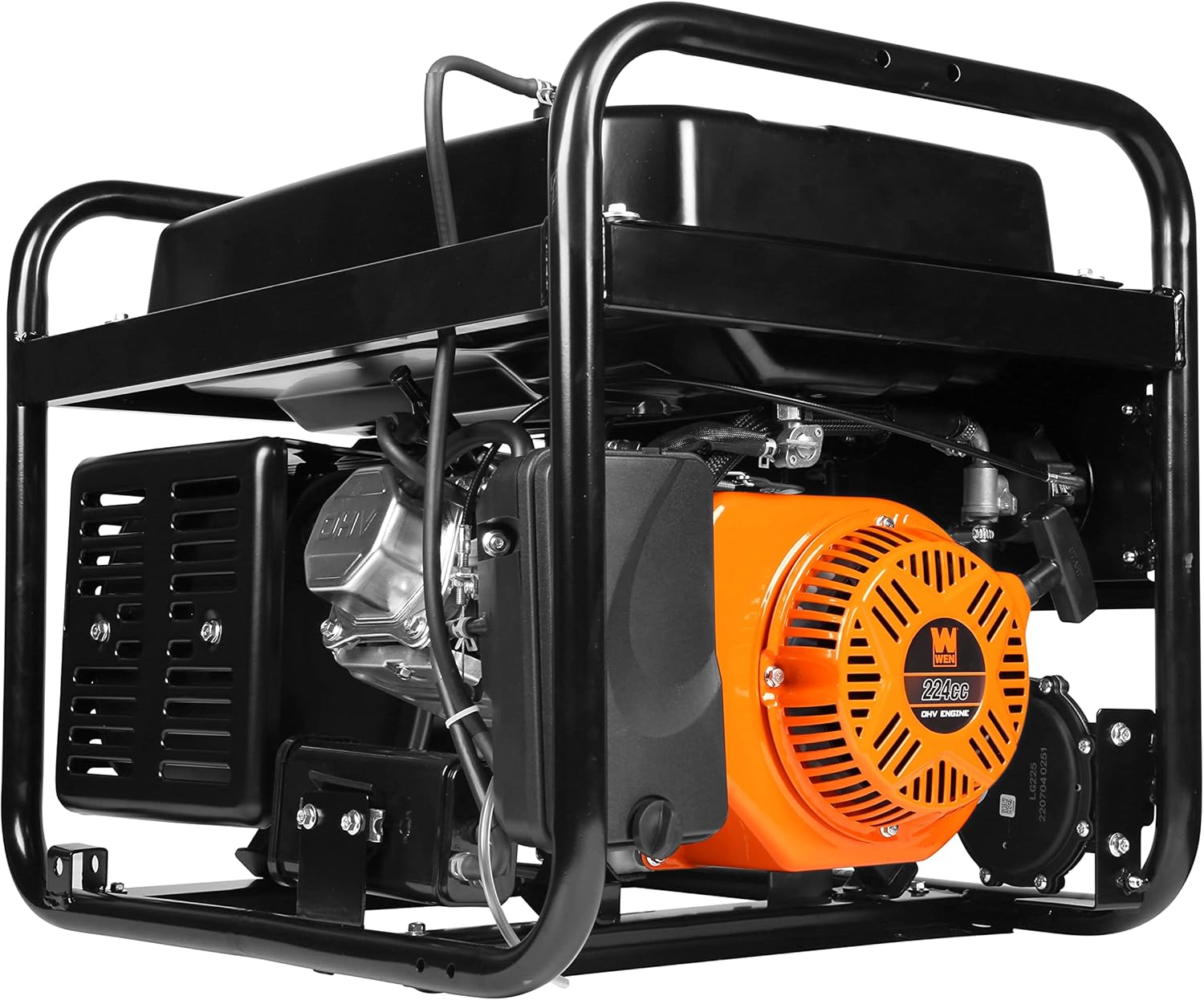 WEN DF472X 4750-Watt 120-Volt/240-Volt Dual Fuel Portable Generator with CO Shutdown Sensor Gronata