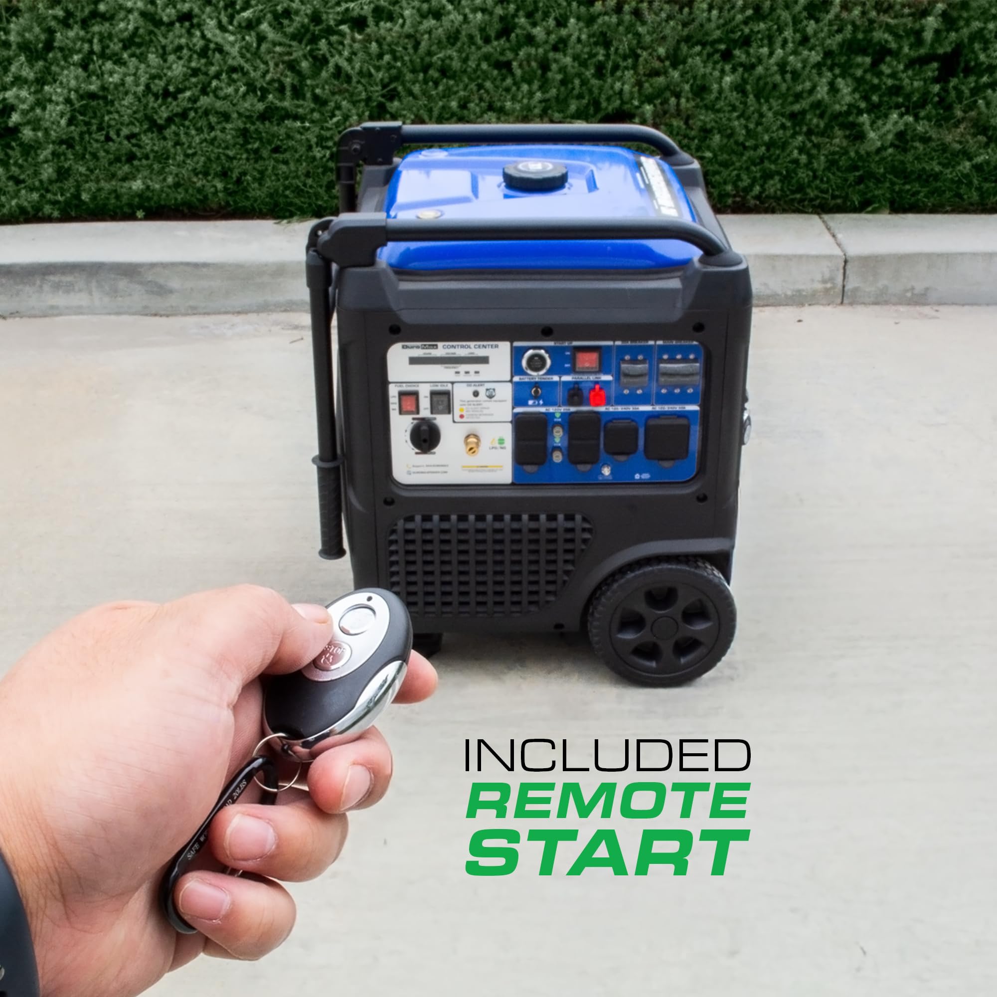 DuroMax XP16000iH 16,000-Watt Dual Fuel Portable Digital Inverter Generator - Gas & Propane, Remote Electric Start, Whole Home Power Backup, Transfer Switch Ready, RV & Emergency Ready Gronata