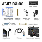 Westinghouse 9500 Peak Watt Dual Fuel Home Backup Portable Generator, Electric Start, Transfer Switch Ready, Gas & Propane Powered, CO Sensor Gronata