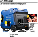 Westinghouse 5000 Peak Watt Super Quiet Dual Fuel Portable Inverter Generator, Remote Electric Start, Gas & Propane Powered, RV Ready, CO Sensor, Parallel Capable Gronata