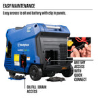 Westinghouse iGen4500 Super Quiet Portable Inverter Generator, 4500 Peak Watts & 3700 Rated Watts, Remote Electric Start with Auto Choke, Wheel & Handle Kit, RV Ready, Gas Powered, Parallel Capable Gronata