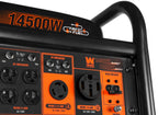 WEN 11,000-Watt 120V/240V Dual Fuel Portable Generator with Wheel Kit and Electric Start (DF1100T) Gronata