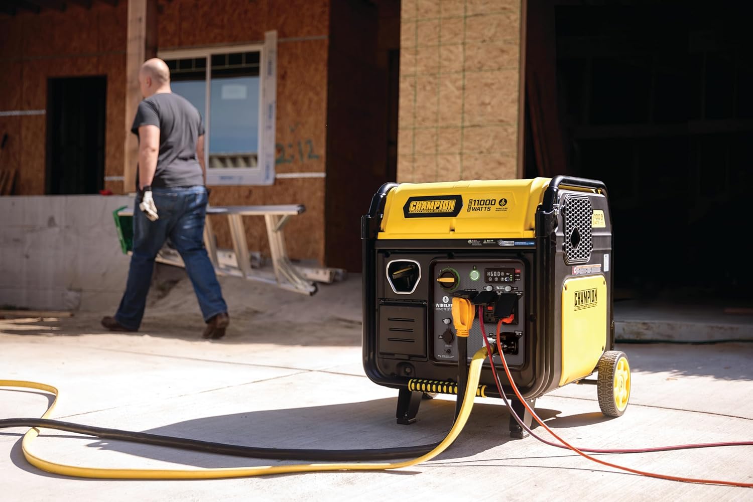 Champion Power Equipment 11,000-Watt Wireless Remote Start Home Backup Portable Inverter Generator with Quiet Technology and Free 3-Year Warranty Gronata