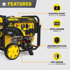 Champion Power Equipment 10,000-Watt Wireless Remote Start Home Backup Portable Generator with Free 3-Year Warranty Gronata