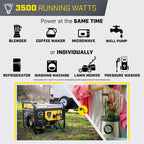 Champion Power Equipment 4375-Watt Dual Fuel RV Ready Portable Generator with Free 3-Year Warranty Gronata